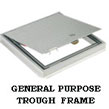 Trough Framed Aluminum Pedestrian Floor Access Door by USF