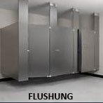 Flushung Bathroom Partitions